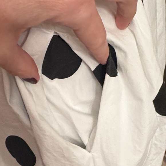 Entro Black and White Polka Dot Midi Dress - Picture 5 of 9